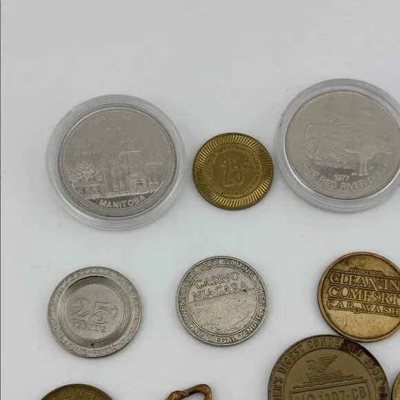 Assorted Vintage Token Coins Collection - Picture 4 of 7
